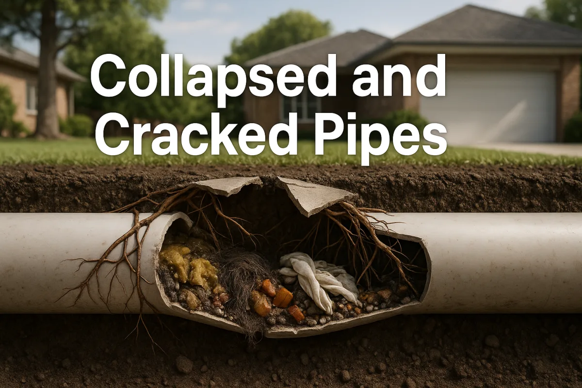 Collapsed and Cracked Pipes