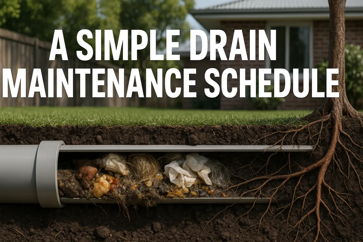 A Simple Drain Maintenance Schedule