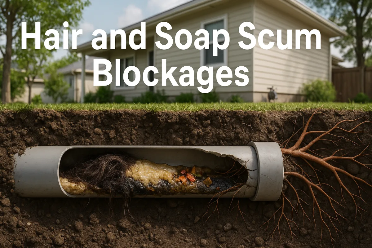 Hair and Soap Scum Blockages