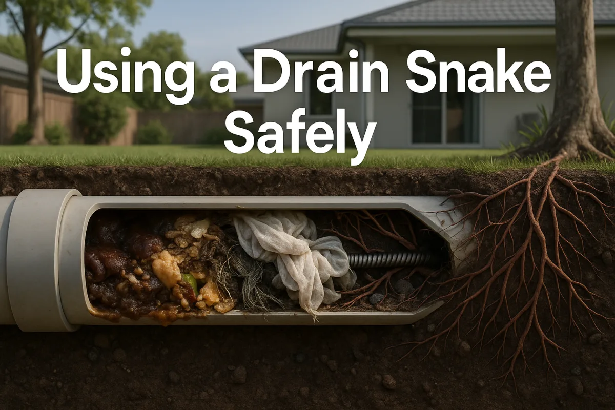 Using a Drain Snake Safely