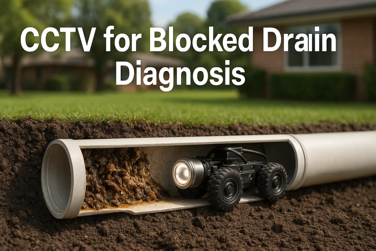 CCTV for Blocked Drain Diagnosis