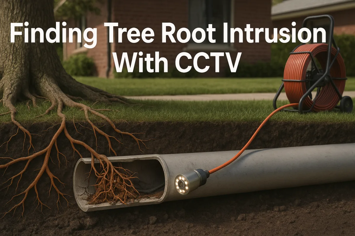 Finding Tree Root Intrusion With CCTV